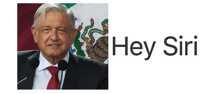 Siri apple insults Mexican President AMLO
